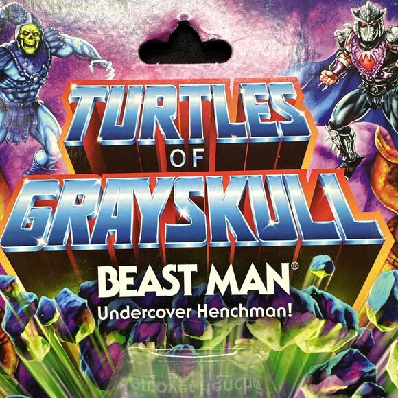 Turtles of Grayskull Beast Man TMNT MOTU Origins Retro Action Figure New - Picture 3 of 8